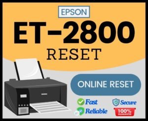 EPSON ET-2800 ONLINE RESET