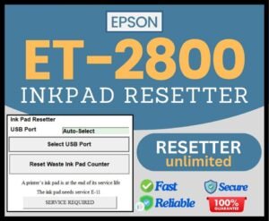 ET-2800 INKPAD RESETTER UNLIMITED