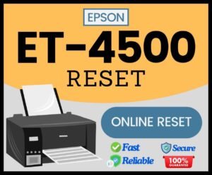 Epson ET-4500 reset