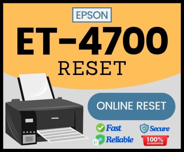 Epson ET-4700 reset