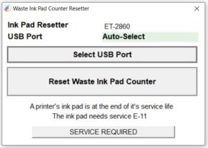 Epson ET-2860 Resetter | Inkpad Resetter