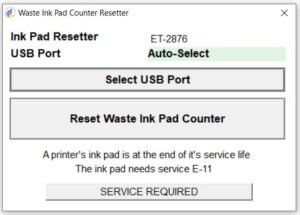 Epson ET-2876 resetter