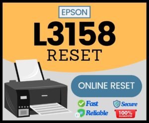 Epson L3158 reset